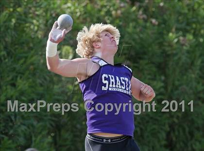 Thumbnail 3 in CIF NS Masters Track & Field Championships (Boys Shot Put) photogallery.