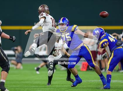 Thumbnail 1 in Whitesboro vs. Brock (UIL 3A Region Final) photogallery.