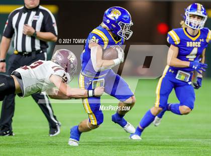 Thumbnail 1 in Whitesboro vs. Brock (UIL 3A Region Final) photogallery.