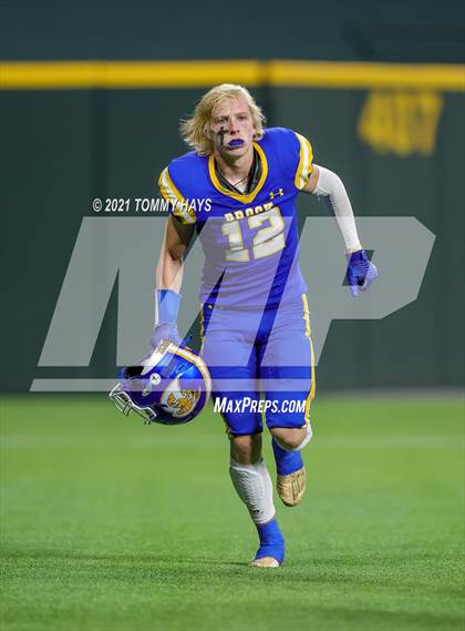Thumbnail 2 in Whitesboro vs. Brock (UIL 3A Region Final) photogallery.