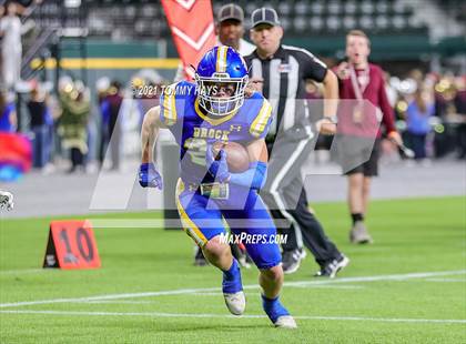 Thumbnail 2 in Whitesboro vs. Brock (UIL 3A Region Final) photogallery.