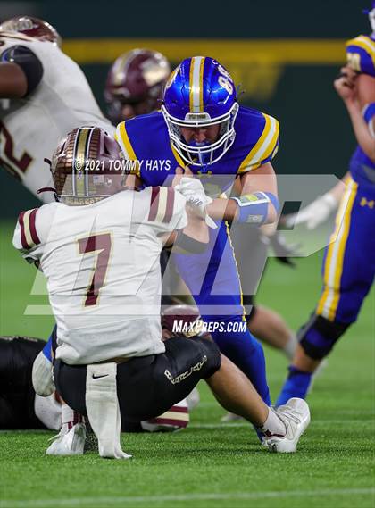 Thumbnail 1 in Whitesboro vs. Brock (UIL 3A Region Final) photogallery.
