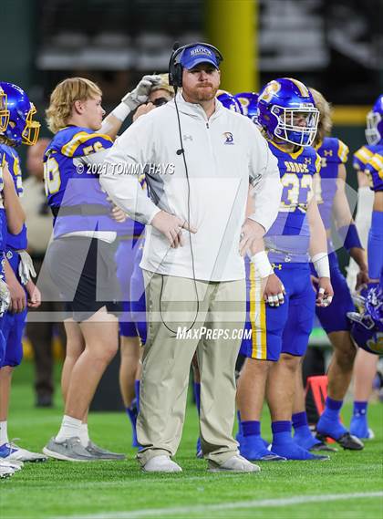 Thumbnail 1 in Whitesboro vs. Brock (UIL 3A Region Final) photogallery.