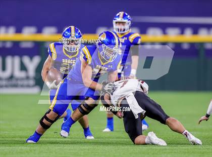 Thumbnail 2 in Whitesboro vs. Brock (UIL 3A Region Final) photogallery.
