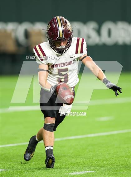 Thumbnail 2 in Whitesboro vs. Brock (UIL 3A Region Final) photogallery.