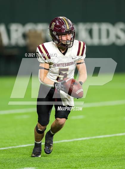 Thumbnail 1 in Whitesboro vs. Brock (UIL 3A Region Final) photogallery.