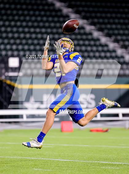 Thumbnail 3 in Whitesboro vs. Brock (UIL 3A Region Final) photogallery.