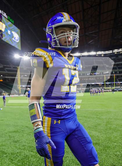 Thumbnail 3 in Whitesboro vs. Brock (UIL 3A Region Final) photogallery.