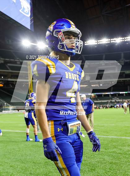 Thumbnail 3 in Whitesboro vs. Brock (UIL 3A Region Final) photogallery.