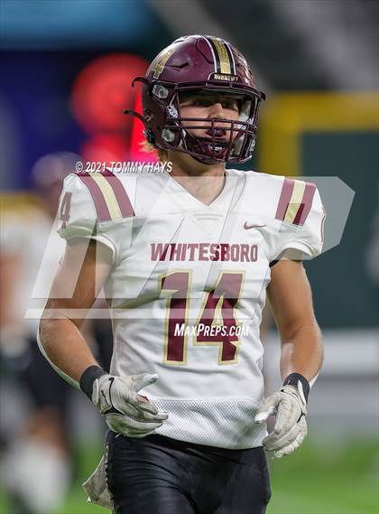 Thumbnail 2 in Whitesboro vs. Brock (UIL 3A Region Final) photogallery.