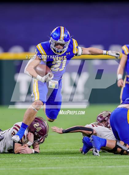 Thumbnail 3 in Whitesboro vs. Brock (UIL 3A Region Final) photogallery.