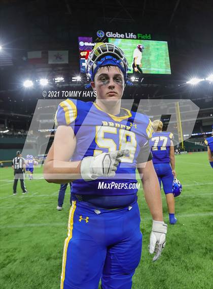 Thumbnail 1 in Whitesboro vs. Brock (UIL 3A Region Final) photogallery.