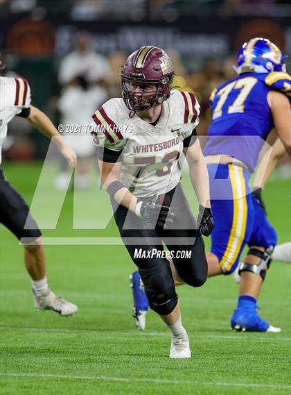 Thumbnail 2 in Whitesboro vs. Brock (UIL 3A Region Final) photogallery.