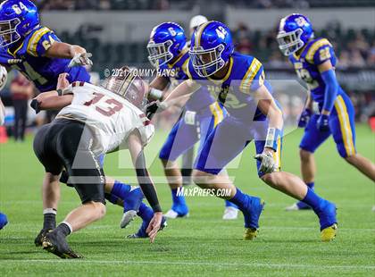 Thumbnail 3 in Whitesboro vs. Brock (UIL 3A Region Final) photogallery.