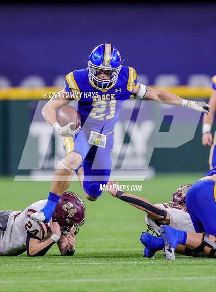 Thumbnail 2 in Whitesboro vs. Brock (UIL 3A Region Final) photogallery.