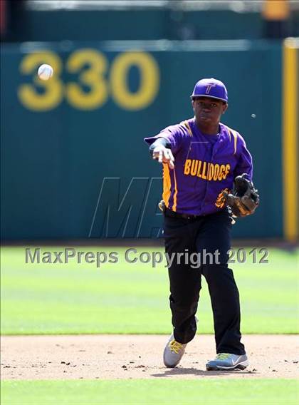 Thumbnail 1 in St. Joseph Notre Dame vs. Oakland Tech (Dave Stewart/Oakland A's Showdown) photogallery.