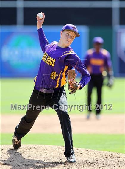 Thumbnail 1 in St. Joseph Notre Dame vs. Oakland Tech (Dave Stewart/Oakland A's Showdown) photogallery.