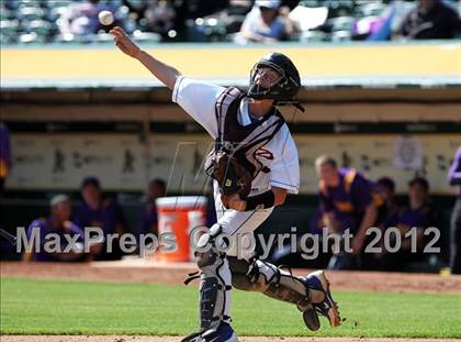 Thumbnail 1 in St. Joseph Notre Dame vs. Oakland Tech (Dave Stewart/Oakland A's Showdown) photogallery.