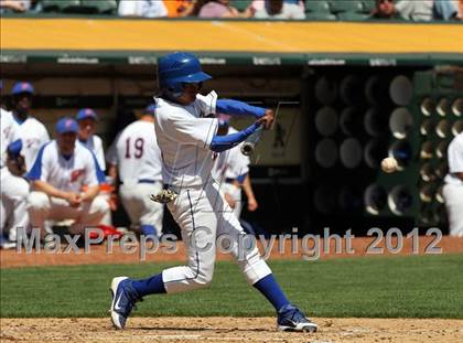 Thumbnail 1 in St. Joseph Notre Dame vs. Oakland Tech (Dave Stewart/Oakland A's Showdown) photogallery.