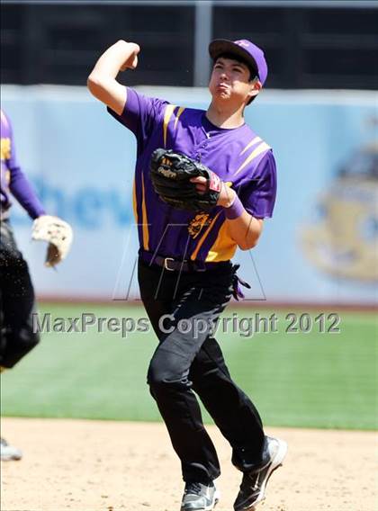 Thumbnail 3 in St. Joseph Notre Dame vs. Oakland Tech (Dave Stewart/Oakland A's Showdown) photogallery.