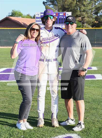 Thumbnail 2 in Northwest Christian vs. Chino Valley (Senior Night) photogallery.