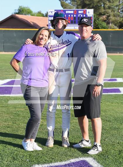 Thumbnail 1 in Northwest Christian vs. Chino Valley (Senior Night) photogallery.