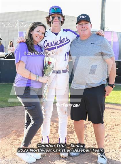 Thumbnail 2 in Northwest Christian vs. Chino Valley (Senior Night) photogallery.