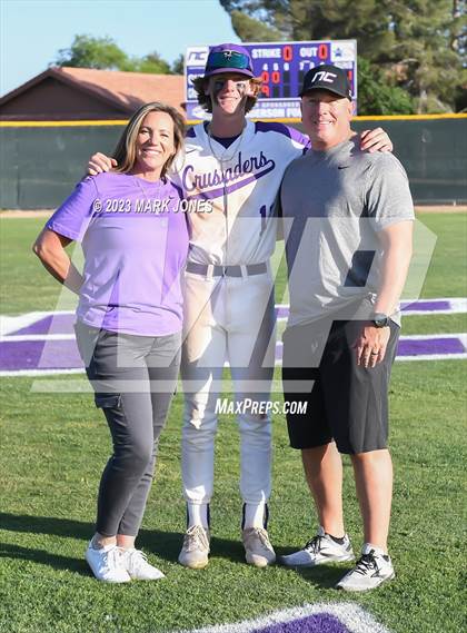 Thumbnail 2 in Northwest Christian vs. Chino Valley (Senior Night) photogallery.