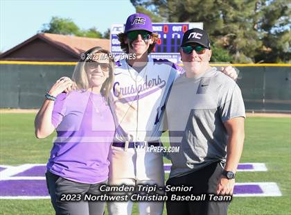 Thumbnail 3 in Northwest Christian vs. Chino Valley (Senior Night) photogallery.
