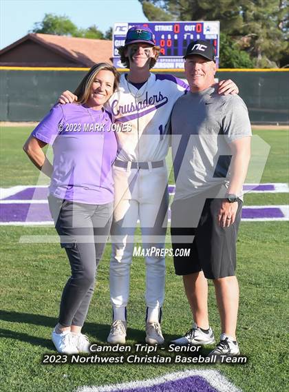 Thumbnail 2 in Northwest Christian vs. Chino Valley (Senior Night) photogallery.