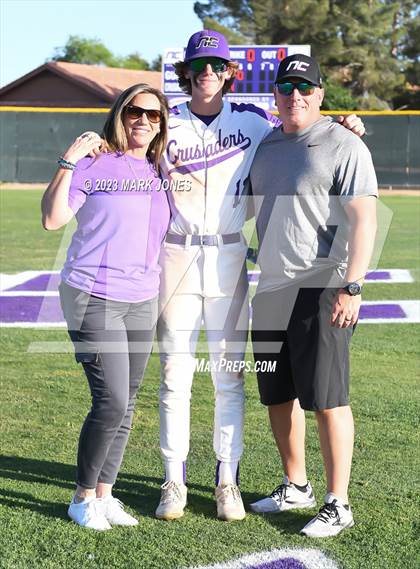 Thumbnail 3 in Northwest Christian vs. Chino Valley (Senior Night) photogallery.