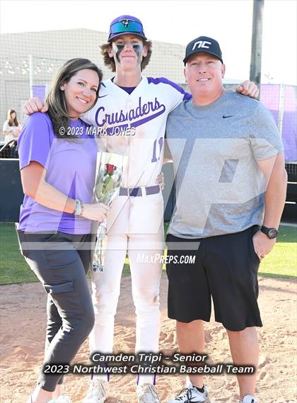 Thumbnail 1 in Northwest Christian vs. Chino Valley (Senior Night) photogallery.