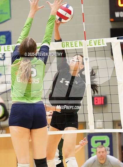Thumbnail 1 in Green Level vs  Green Hope (NCHSAA 8A East Finals) photogallery.