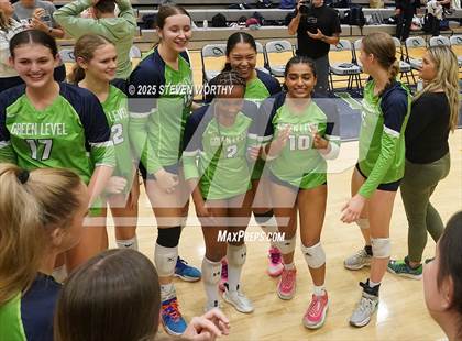 Thumbnail 1 in Green Level vs  Green Hope (NCHSAA 8A East Finals) photogallery.