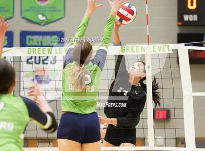 Thumbnail 2 in Green Level vs  Green Hope (NCHSAA 8A East Finals) photogallery.
