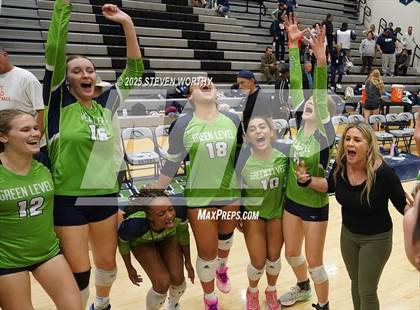 Thumbnail 3 in Green Level vs  Green Hope (NCHSAA 8A East Finals) photogallery.