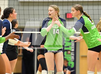 Thumbnail 2 in Green Level vs  Green Hope (NCHSAA 8A East Finals) photogallery.
