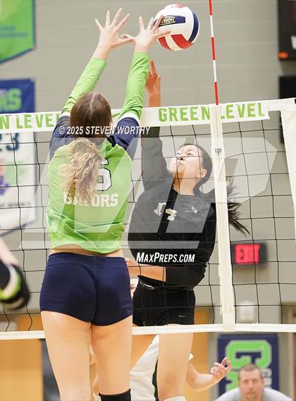 Thumbnail 3 in Green Level vs  Green Hope (NCHSAA 8A East Finals) photogallery.