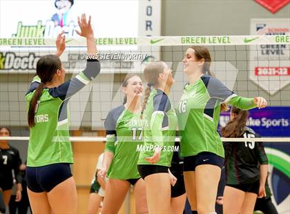 Thumbnail 1 in Green Level vs  Green Hope (NCHSAA 8A East Finals) photogallery.