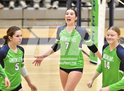 Thumbnail 3 in Green Level vs  Green Hope (NCHSAA 8A East Finals) photogallery.