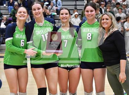 Thumbnail 2 in Green Level vs  Green Hope (NCHSAA 8A East Finals) photogallery.