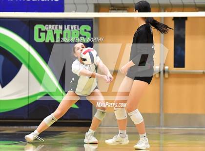 Thumbnail 2 in Green Level vs  Green Hope (NCHSAA 8A East Finals) photogallery.