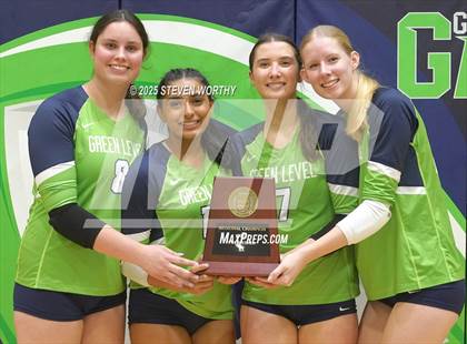 Thumbnail 3 in Green Level vs  Green Hope (NCHSAA 8A East Finals) photogallery.