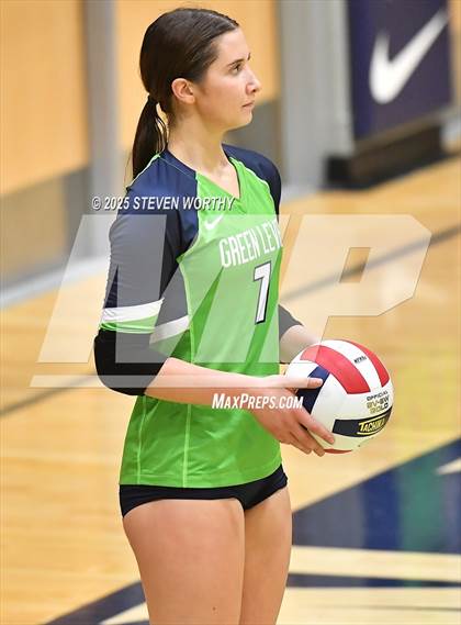 Thumbnail 2 in Green Level vs  Green Hope (NCHSAA 8A East Finals) photogallery.