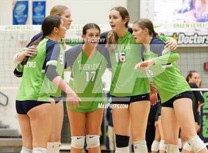 Thumbnail 2 in Green Level vs  Green Hope (NCHSAA 8A East Finals) photogallery.