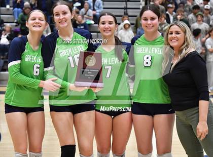 Thumbnail 1 in Green Level vs  Green Hope (NCHSAA 8A East Finals) photogallery.