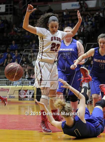 Thumbnail 3 in Immanuel vs Orosi (CIF Central  D4 Final) photogallery.