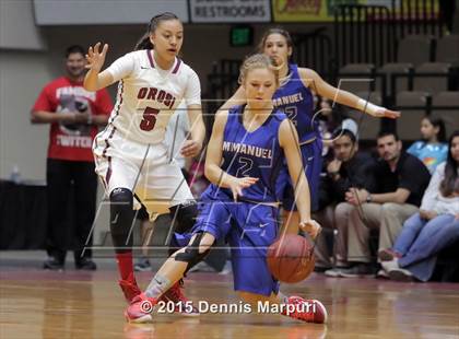 Thumbnail 1 in Immanuel vs Orosi (CIF Central  D4 Final) photogallery.