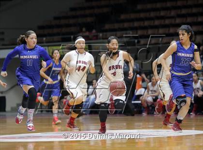 Thumbnail 3 in Immanuel vs Orosi (CIF Central  D4 Final) photogallery.