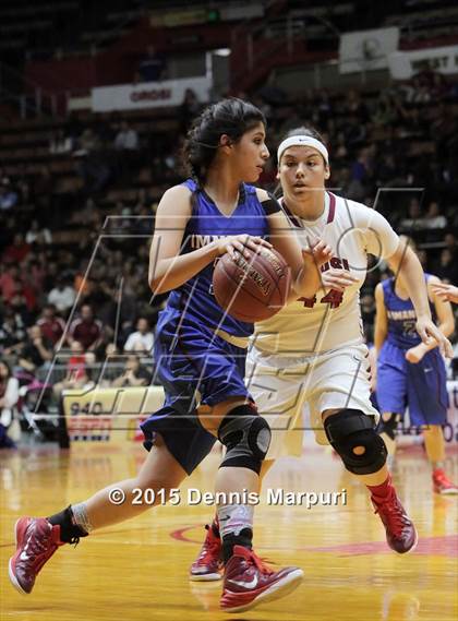 Thumbnail 1 in Immanuel vs Orosi (CIF Central  D4 Final) photogallery.
